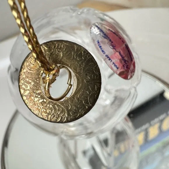 Vtg Miller Rogaska Full Lead Crystal Christmas Ornament Teardrop Richmond In Box - Picture 4 of 9